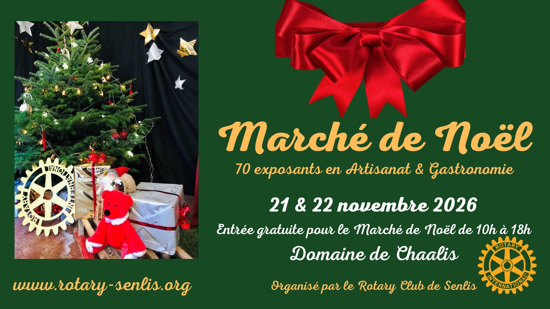 insertion MDN 2026 Facebook Marché de Noël 2026 Rotary Senlis